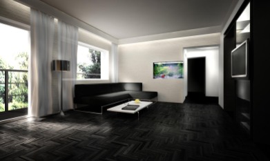 Visualization made for Project: Interiors of Flat – Łomianki