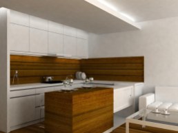 Visualization made for Project: Interiors of Flat – Kabaty, Warsaw